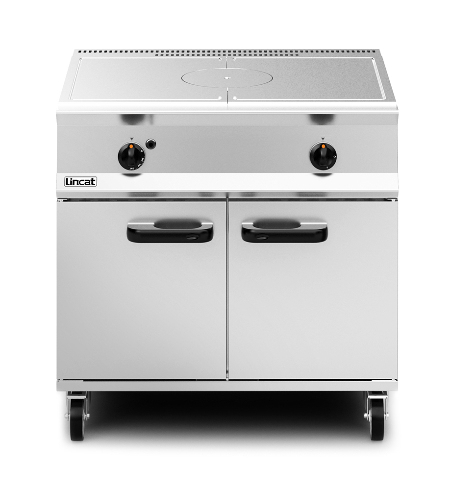 Lincat Opus 800 Natural Gas Free-standing Solid Top Oven Range - W 900 mm - 18.5 kW - Image 3