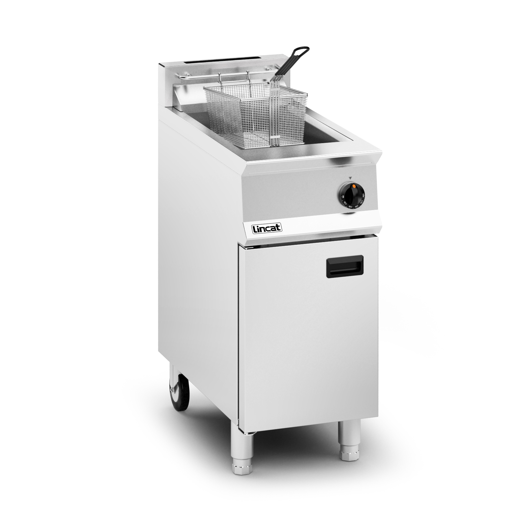 Lincat Opus 800 Propane Gas Free-standing Single Tank Fryer - 2 Baskets - W 400 mm - 23.0 kW - Image 2
