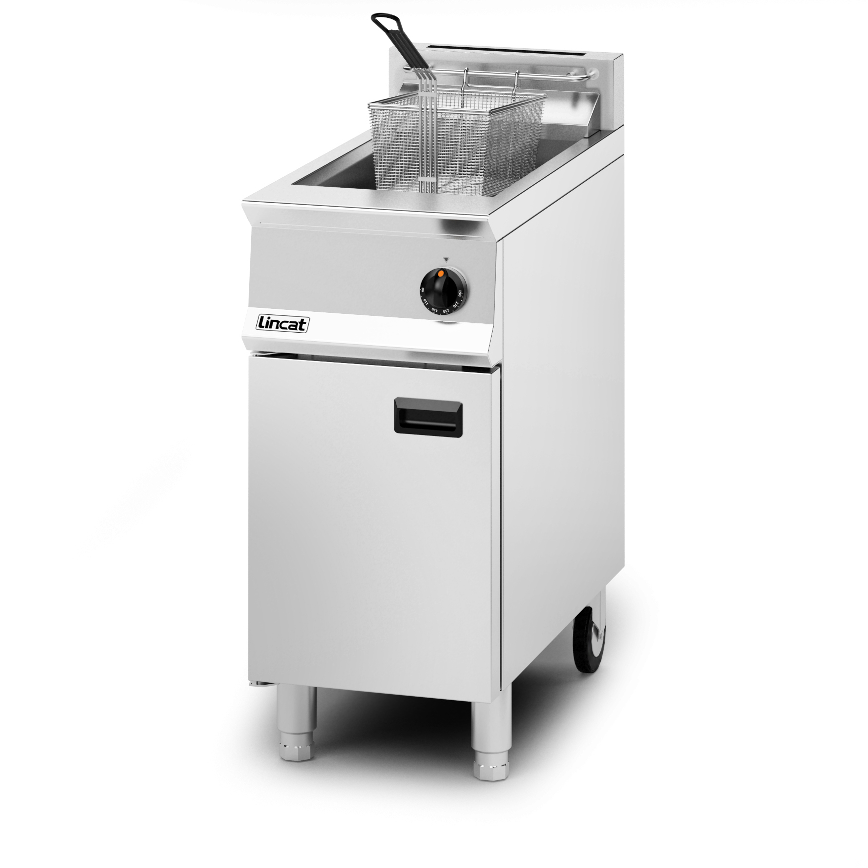 Lincat Opus 800 Propane Gas Free-standing Single Tank Fryer - 2 Baskets - W 400 mm - 23.0 kW - Image 3