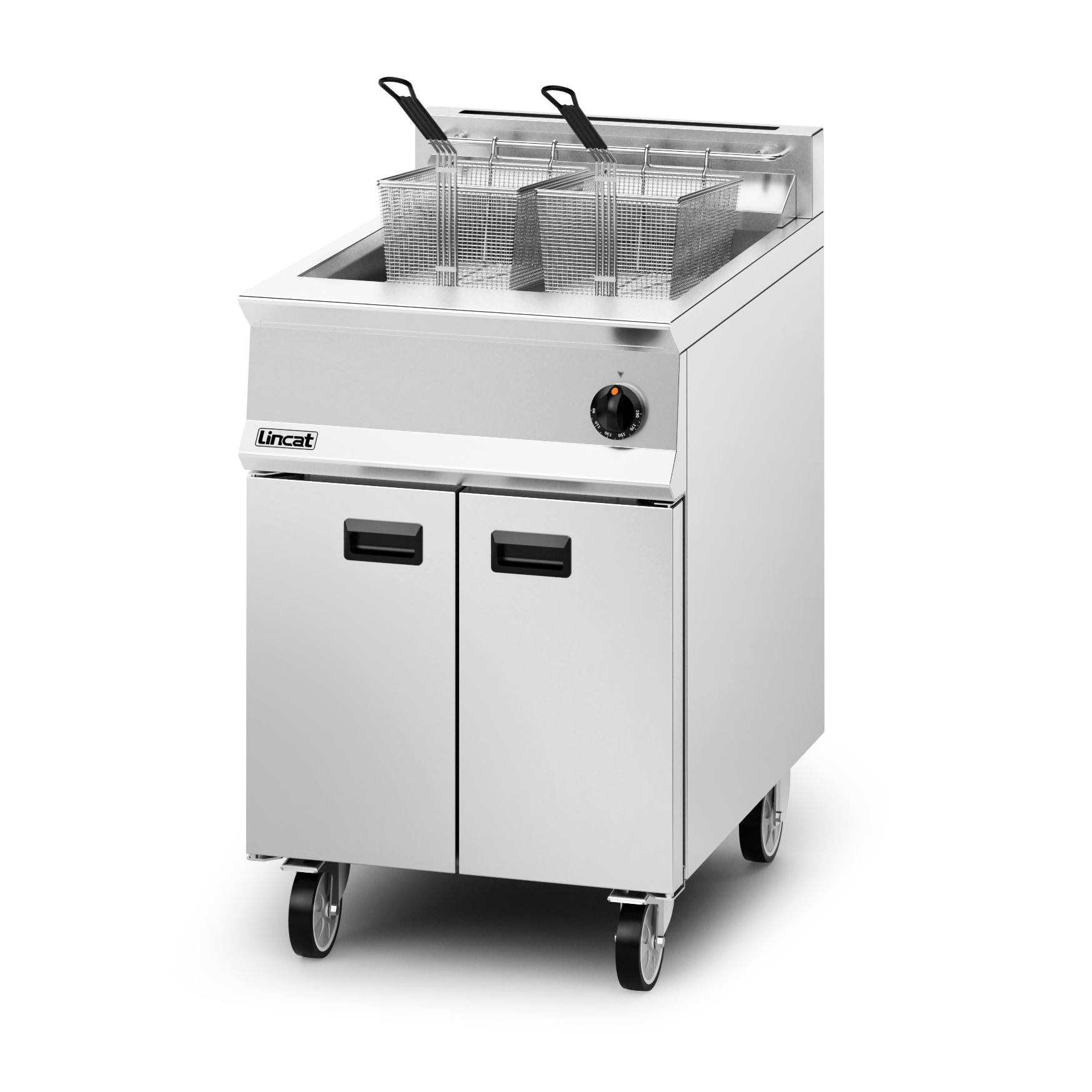 Lincat Opus 800 Propane Gas Free-standing Single Tank Fryer - 2 Baskets - W 600 mm - 30.0 kW - Image 2