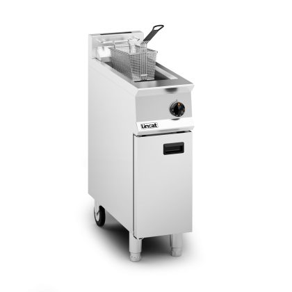 Lincat Opus 800 Natural Gas Free-standing Single Tank Fryer - 1 Basket - W 300 mm - 16.0 kW