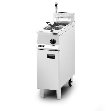 Lincat Opus 800 Propane Gas Free-standing Single Tank Fryer with Pumped Filtration - 1 Basket - W 300 mm - 16.0 kW