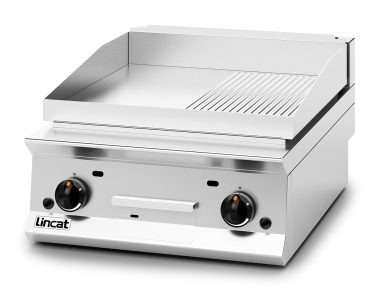 Lincat Opus 800 Propane Gas Counter-top Griddle – Ribbed Plate – W 600 mm – 15.5 kW