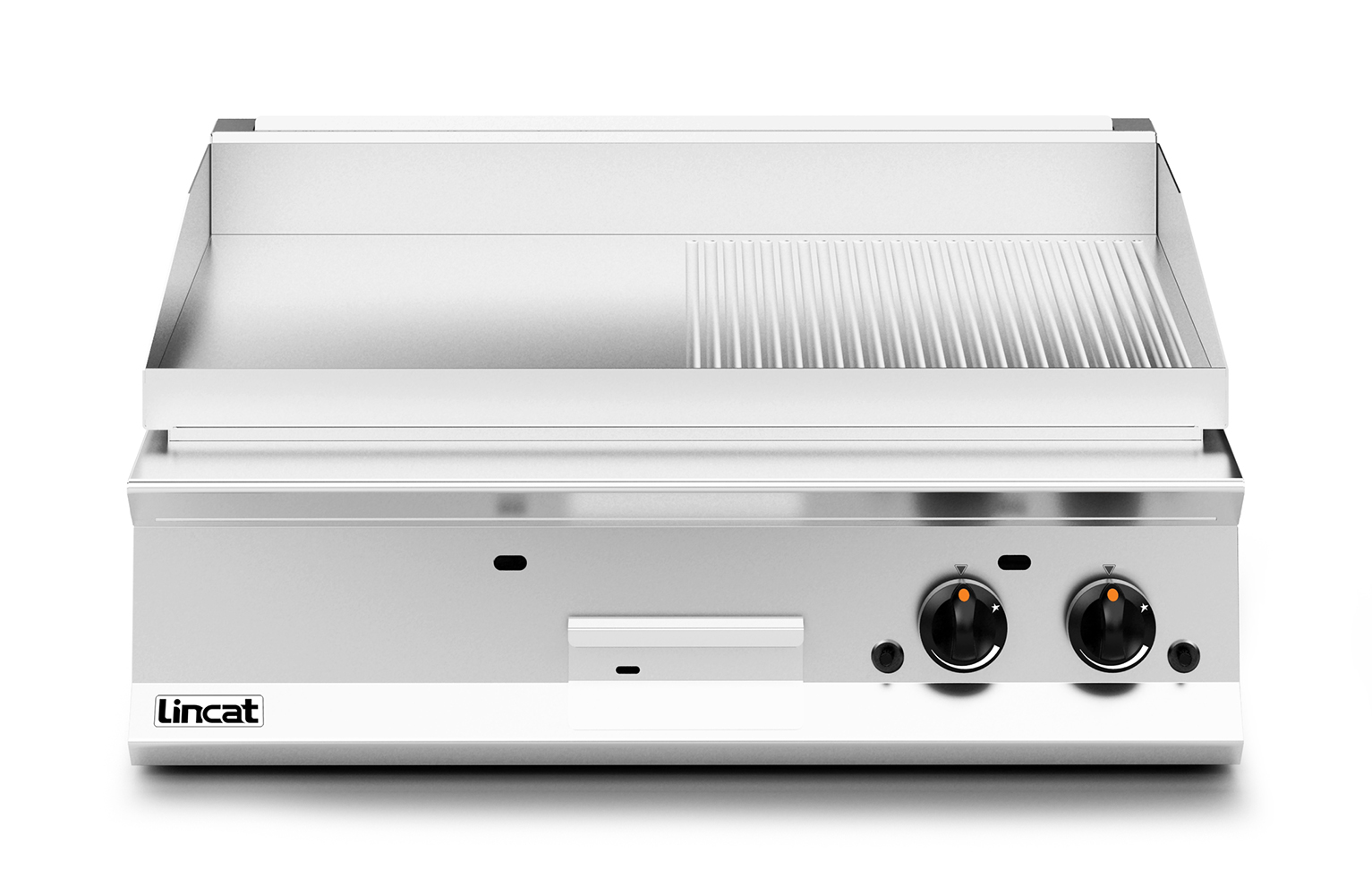 Lincat Opus 800 Natural Gas Counter-top Griddle - Ribbed Plate - W 900 mm - 23.0 kW - Image 3