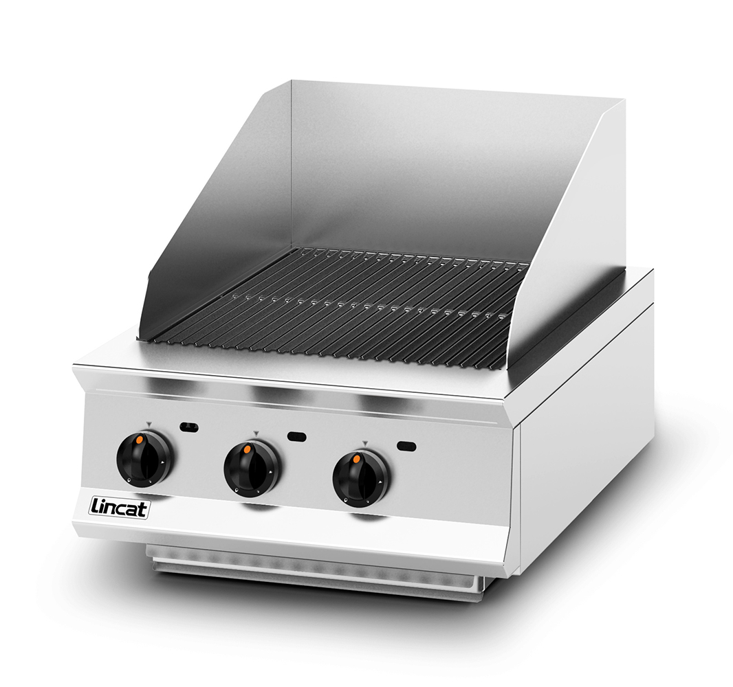 Lincat Opus 800 Natural Gas Counter-top Chargrill - W 600 mm - 13.8 kW - Image 3