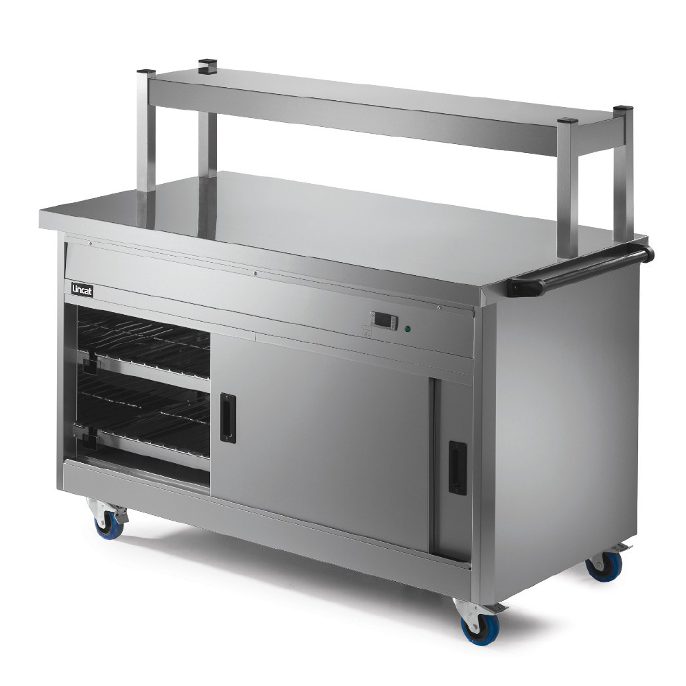 Lincat Panther 800 Series Free-standing Hot Cupboard - Bain Marie Top - 4GN - W 1530 mm - 4.9 kW