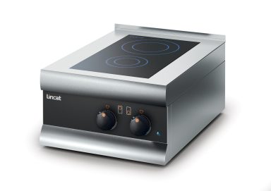 Lincat Silverlink 600 Electric Counter-top Induction Hob – 2 Zones – W 450 mm – 3.0 kW