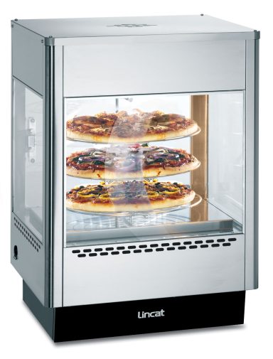 Lincat Seal Counter-top Upright Heated Merchandiser – Rotating Rack – Single Door – W 562 mm – 1.4 kW