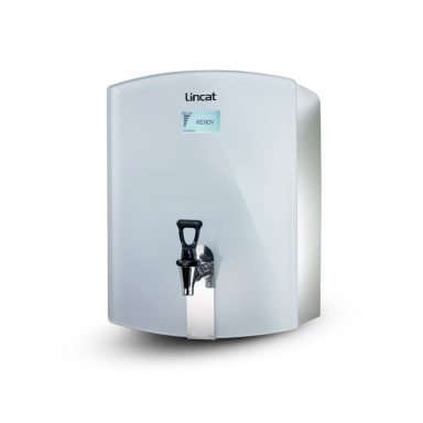 Lincat FilterFlow WMB Wall Mounted Automatic Fill Boiler – White Glass – 5L Capacity – 3.0 kW