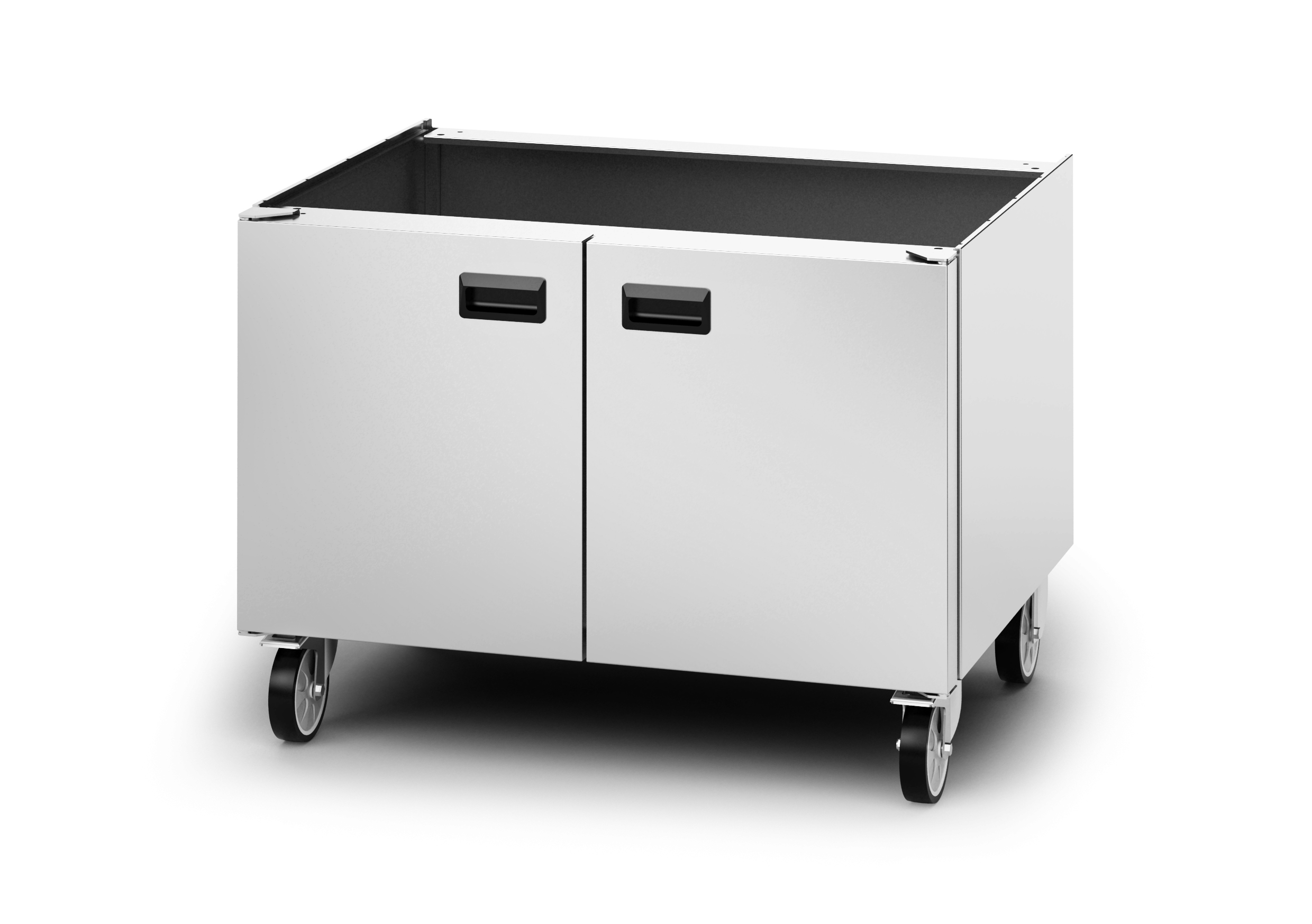 Lincat OA8973/C - Opus 800 Free-standing Pedestal with Doors and Castors – for units W 900 mm - Image 2
