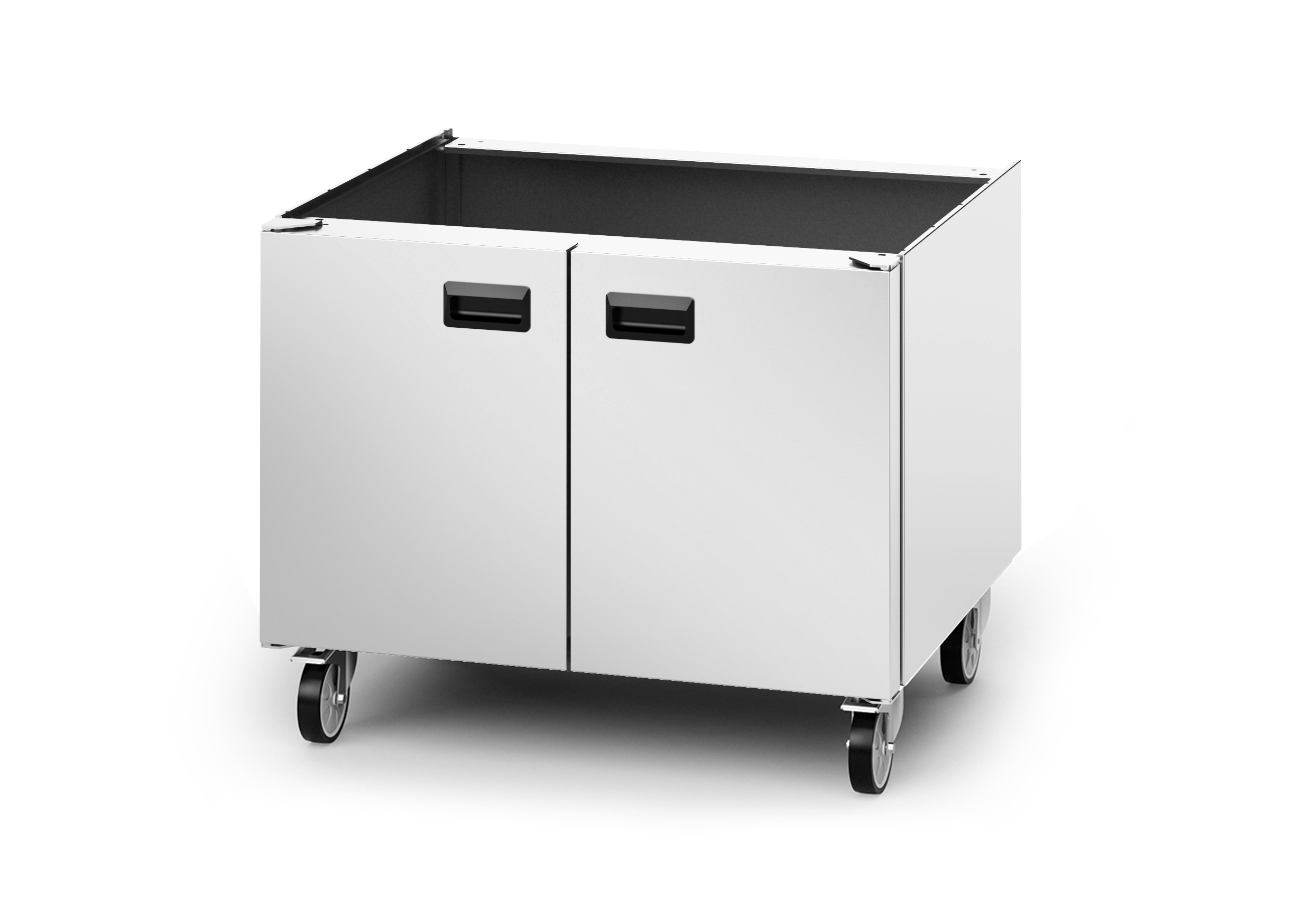 Lincat OA8974/C - Opus 800 Free-standing Pedestal with Doors and Castors – for units W 800 mm - Image 2