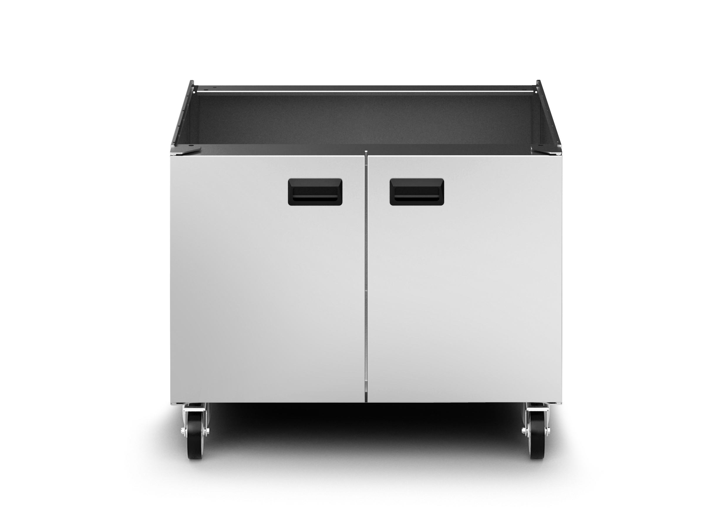 Lincat OA8974/C - Opus 800 Free-standing Pedestal with Doors and Castors – for units W 800 mm - Image 3