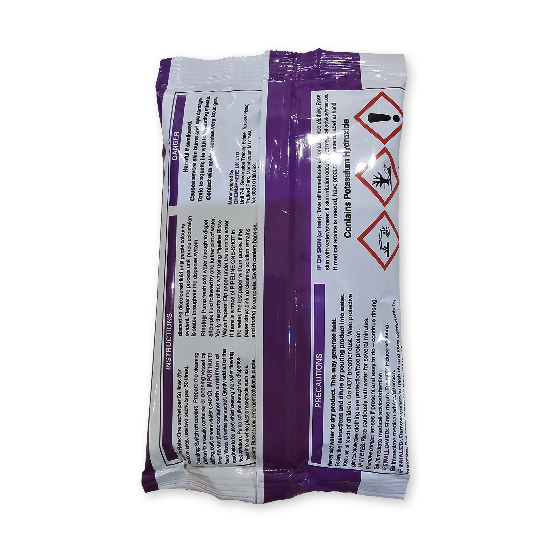 Pipeline One-Shot sachet image back