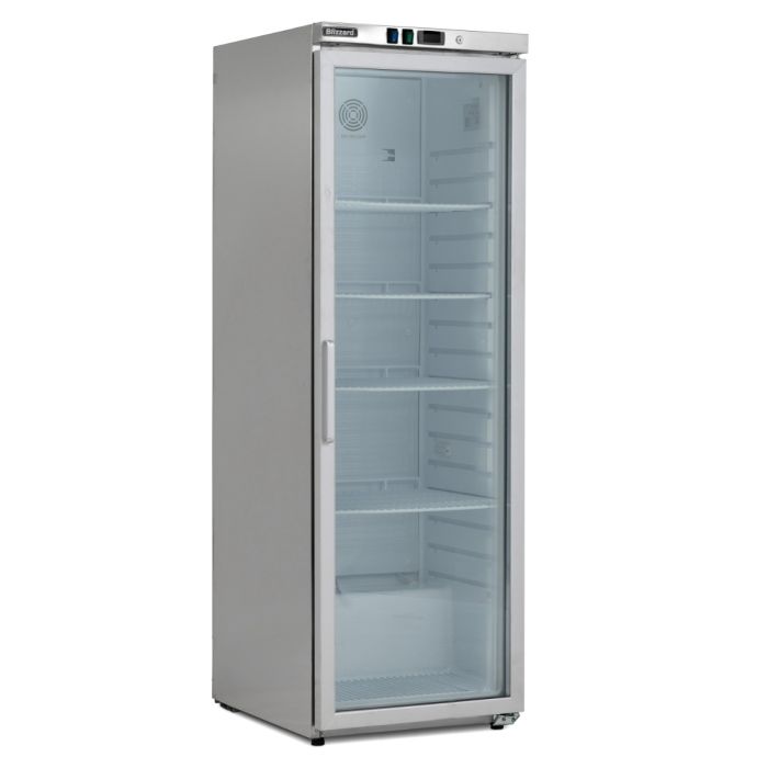 Blizzard HSG40 Upright Single Glass Door Refrigerator 320L
